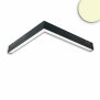 Track48 Eckleuchte 90° horizontal schwarz, 20W, 48V DC, 3000K, CRI90