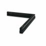 Track48 Eckleuchte 90° horizontal schwarz, 20W, 48V DC, 3000K, CRI90