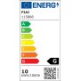 LED Hausnummernleuchte, 10W, IP54, schwarz, warmweiß