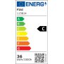 LED Langfeldleuchte blendreduziert, weiß, 120cm, 38W, ColorSwitch 3000|4000|5700K, dimmbar