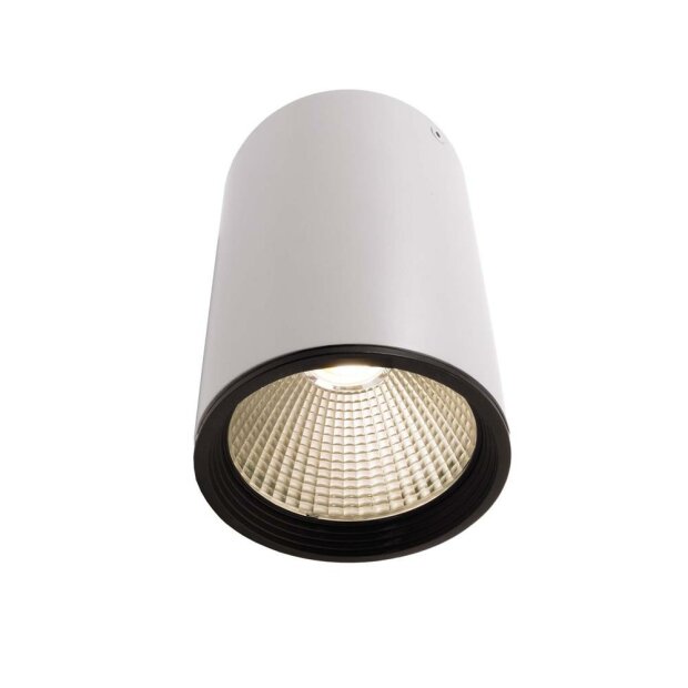 Deckenaufbauleuchte, Luna, 20 W, 3000 K, Weiß, 220-240 V/AC