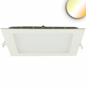 LED Downlight, 18W, eckig ultraflach weiß,...