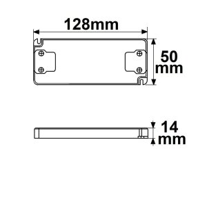 LED Trafo 12V/DC, 0-20W, ultraslim