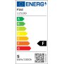 LED Einbaustrahler PC68 IP44, brushed, 5W, 38°, warmweiß, 3 Stufen dimmbar