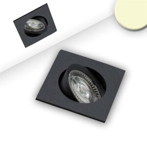 LED Einbauleuchte Slim68 schwarz, eckig, 9W,...