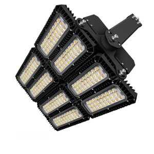 LED Flutlicht 900W, 130x40° asymmetrisch, variabel,...