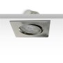 LED Einbauleuchte Sunset Slim68 Alu, eckig, 9W, 1800-2800K, Dimm-to-warm