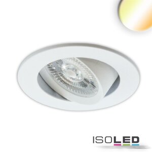 LED Einbauleuchte Sunset Slim68 weiß, rund, 9W,...