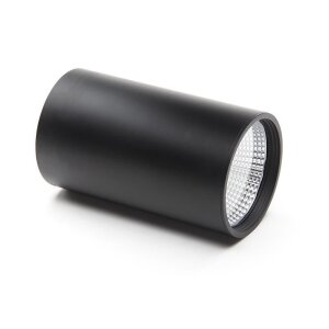 Deckenaufbauleuchte, Luna, 40 W, 4000 K, Schwarz, 220-240 V/AC