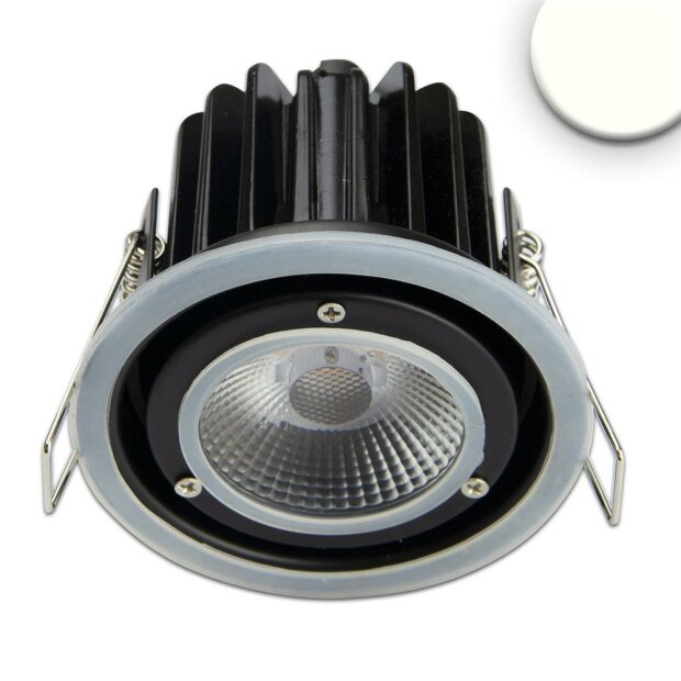 LED Einbaustrahler Sys-68 MiniAMP, 8W, 24V DC, 4000K, CRI80, dimmbar (exkl. Cover)