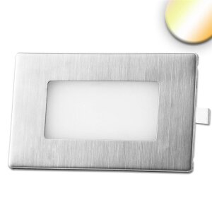 LED Wandeinbauleuchte eckig, 2,5W, IP65, ColorSwitch...