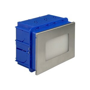 LED Wandeinbauleuchte eckig, 2,5W, IP65, ColorSwitch...