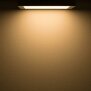 Deckenlampe Slim eckig weiß, 220x220mm, mit PIR-Bewegungsensor, 18W, Trafo integriert, warmweiß