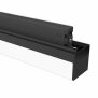 3-Phasen Linearleuchte 1200mm, 40W, 110°, schwarz matt, 3000K