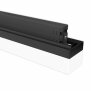 3-Phasen Linearleuchte 1200mm, 40W, 110°, schwarz matt, 4000K