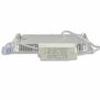 LED Downlight, 15W, eckig, ultraflach, silber, neutralweiß, dimmbar