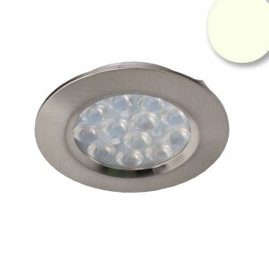 LED Möbeleinbaustrahler MiniAMP silber, 4W, 60°,...