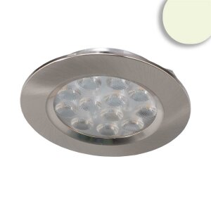 LED Möbeleinbaustrahler MiniAMP silber, 4W, 60°,...