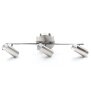 Deckenaufbauleuchte, Becrux III, 16 W, DIM, 3000 K, Silber, 220-240 V/AC