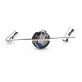 Deckenaufbauleuchte, Becrux III, 16 W, DIM, 3000 K, Silber, 220-240 V/AC