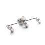 Deckenaufbauleuchte, Becrux III, 16 W, DIM, 3000 K, Silber, 220-240 V/AC