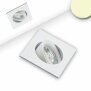 LED Einbauleuchte Slim68 weiß, eckig, 9W, warmweiß, dimmbar