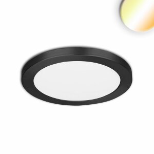 LED Aufbau/Einbauleuchte Slim Flex, 6W, schwarz,...