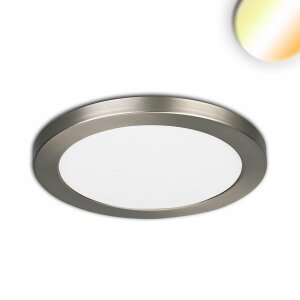 LED Aufbau/Einbauleuchte Slim Flex, 12W, nickel...