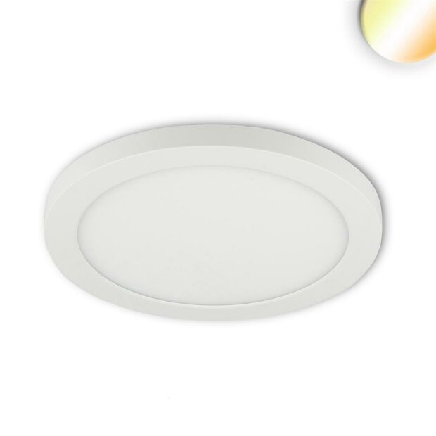 LED Aufbau/Einbauleuchte Slim Flex, 18W, weiß, ColorSwitch 3000|3500|4000K