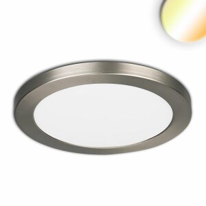 LED Aufbau/Einbauleuchte Slim Flex, 18W, nickel...