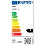 3-Phasen Raster-Schienen-Strahler, 35W, 45°, schwarz matt, 4000K