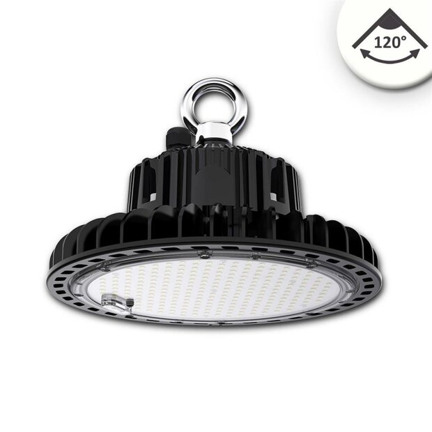 LED Hallenleuchte FL 120W, 120°, IK10, IP65, 1-10V dimmbar, neutralweiß