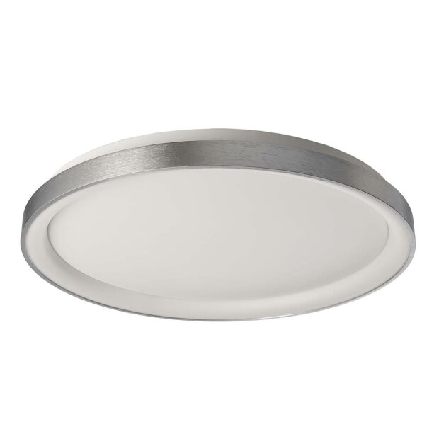 Deckenaufbauleuchte, Mirach 580 mm, 54 W, DIM, 3000 K, Silber, 220-240 V/AC