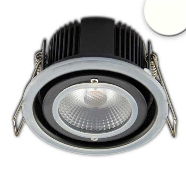 LED Einbaustrahler Sys-68, 10W, IP65, neutralweiß, Push oder DALI-dimmbar (exkl. Cover)