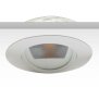 LED Einbaustrahler asymmetrisch COB, weiß, 8W, 50°, IP44, rund, warmweiß, dimmbar