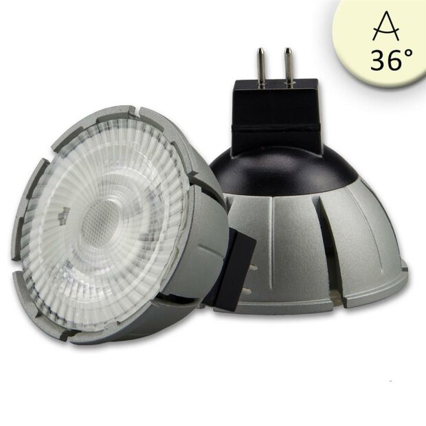 MR16 Vollspektrum LED Strahler 7W COB, 36°, 2700K, dimmbar