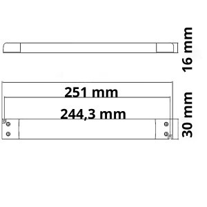 LED Trafo 24V/DC, 0-30W, ultraslim, SELV