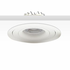 LED Einbaustrahler SUNSET mit variabler Tiefe, weiß, 9W, 45°, 2000-2800K, Dimm-to-warm