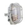 Decken- und Wandaufbauleuchte, Syrma Oval, 1x max. 42 W E27, Grau, 220-240 V/AC