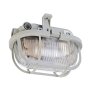 Decken- und Wandaufbauleuchte, Syrma Oval, 1x max. 42 W E27, Grau, 220-240 V/AC