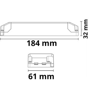 LED Trafo 12V/DC, 0-100W, SELV