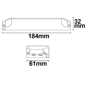 LED Trafo 24V/DC, 0-100W, SELV