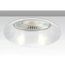 Einbaurahmen Slim rund, Lochausschnitt 63,5mm, DN69, Alu weiß, für GU10/MR16 Spots
