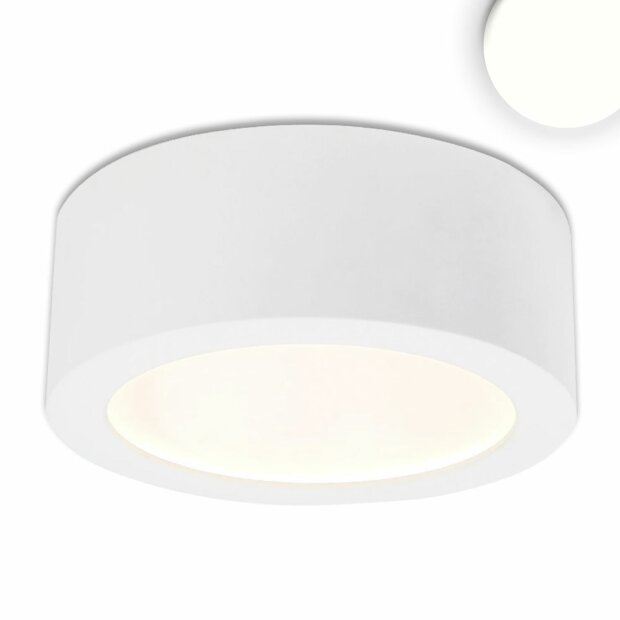 LED Aufbauleuchte LUNA 15W, weiß, rund, DN146, indirektes Licht, neutralweiß