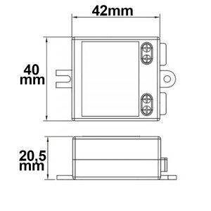 LED Trafo 12V/DC, 0-10W, SELV