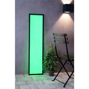 Einlegepanel, LED Panel 300x1200 mm, 67 W, RGB/4000 K, Schwarz, Spannungskonstant, 24 V/DC