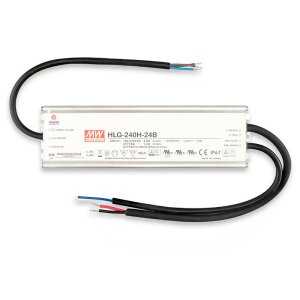 LED Trafo MW HLG240H-24B 24V/DC, 0-240W, 1-10V (100-240W)...