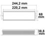 LED Trafo MW HLG240H-24B 24V/DC, 0-240W, 1-10V (100-240W) dimmbar, IP67, SELV