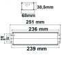 LED PWM-Trafo 24V/DC, 0-240W, 1-10V dimmbar, IP67