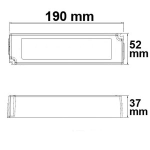 Trafo MW LPV 12V/DC 0-100W IP67